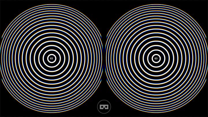 Sites in VR app's lens separation calibration screen.